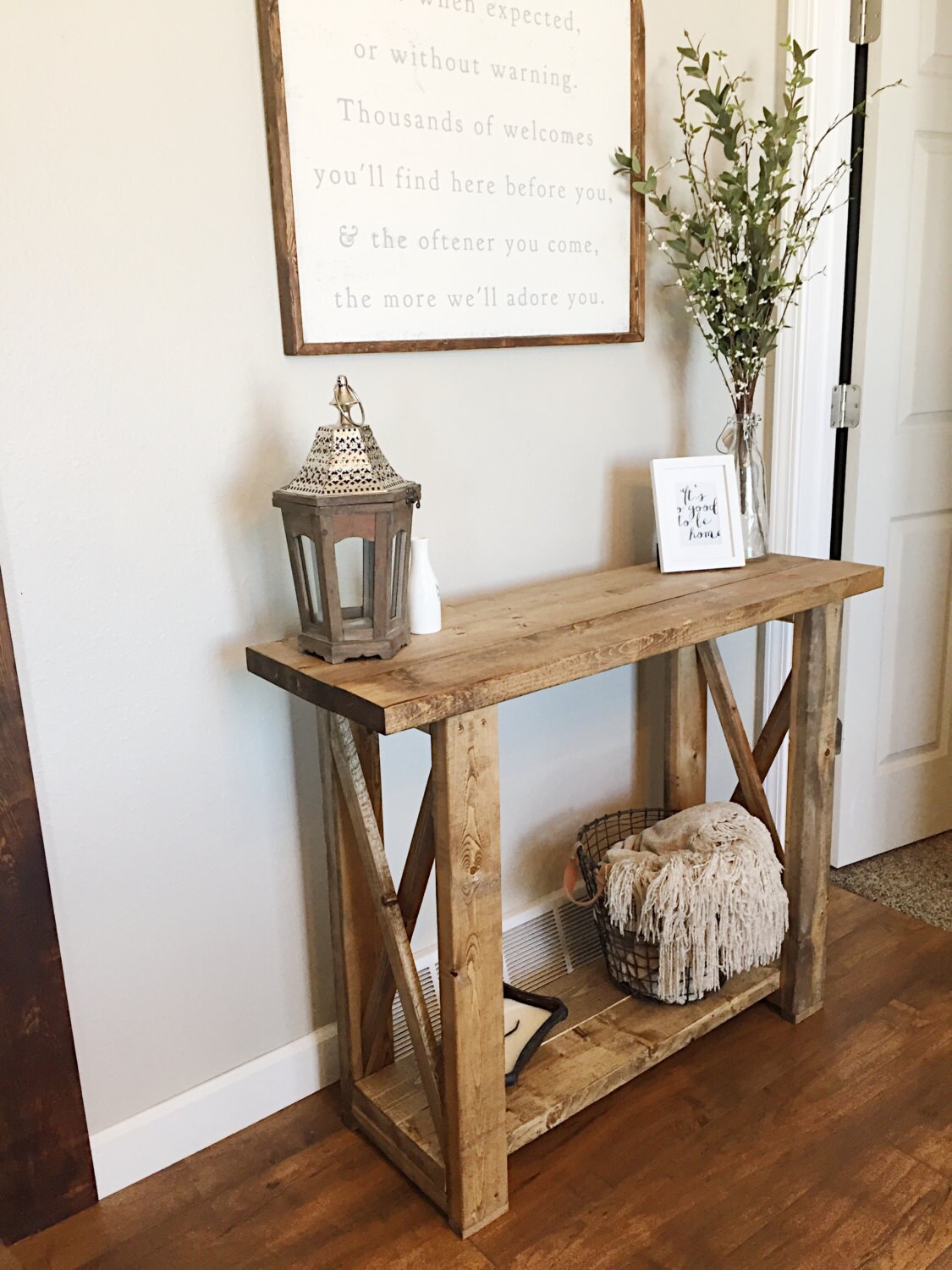 Entryway Table / Console Table / Farmhouse Decor