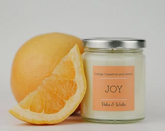 Orange, Grapefruit and Lemon // 8oz Natural Soy Candle