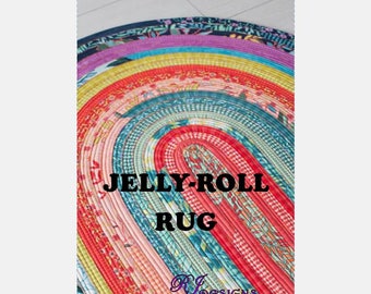 Jelly-Roll Rug Pattern (PDF)