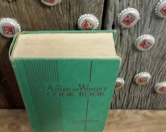 Vintage cookbook The American Woman's Cook Book 1940s