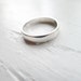 Sterling Silver Rings for Stamping 4mm Finger Ring Size 7 (RHSR427)