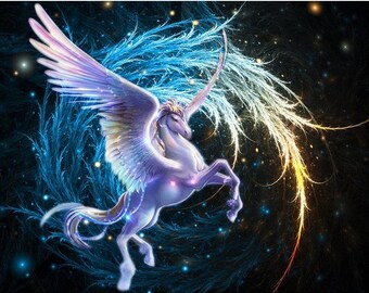Fantasy Pegasus Cross Stitch Pattern