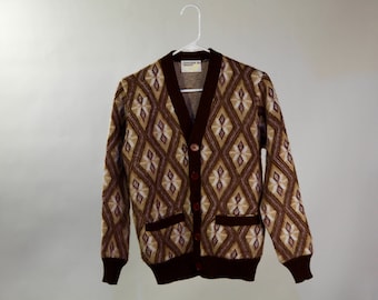 Crown Rose Original cardigan sweater/ vintage/ size s-m