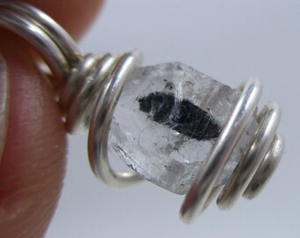 Tibetan Black Quartz Pendant / Double Terminated / Crystal Necklace / Quartz Pendant / Spiritual PROTECTION & PURIFICATION / Dream Stone