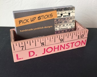 Yardstick Business Card Holder