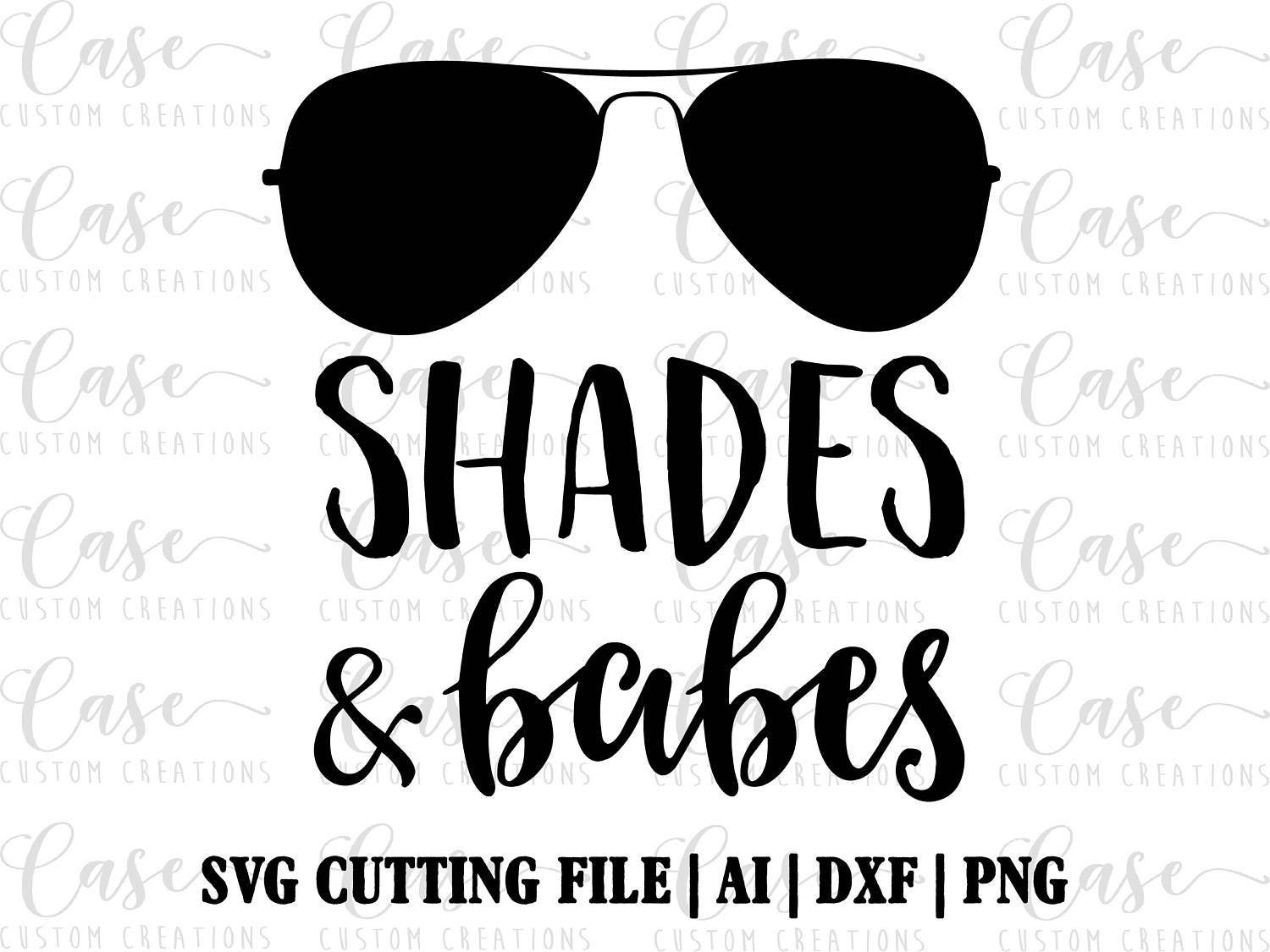 Download Shades and Babes SVG Cutting File Ai Png and DXF Instant