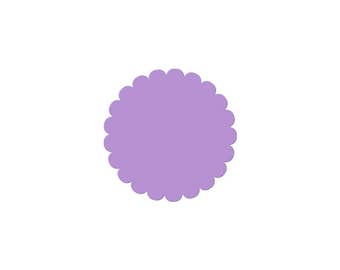 Scalloped Circle Die Cuts, Paper Cut Outs, Wedding, Wish Tree, Place Cards, Circle Die Cuts, Craft Projects, DIY Gift Tags, Memory Trees