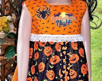 Orange Halloween dress