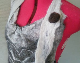 Handmade felted Tunic