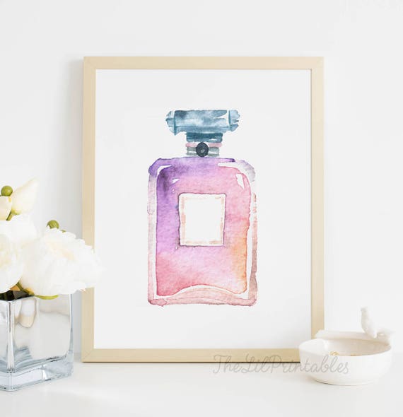 Perfume Printable Makeup Wall Decor Teen Art Print