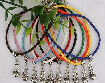 Boxing glove charm bracelets