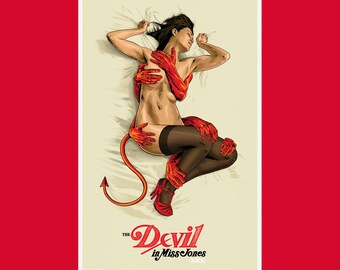 The Devil in Miss Jones Poster Print By Artist Anthony Petrie