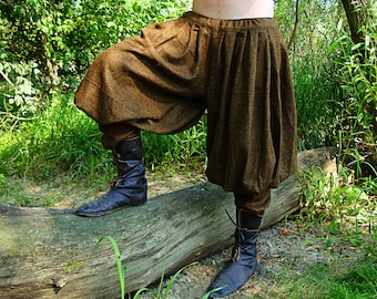 Early Medieval Viking baggy pants / trousers, Historical Pattern , for Viking Reenactors, Viking Costume