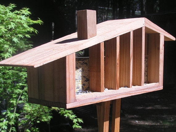In Stock Mid Century Modern Ranch House Bird Feeder Modern In Stock Mid Century Modern Ranch House Bird Feeder Modern