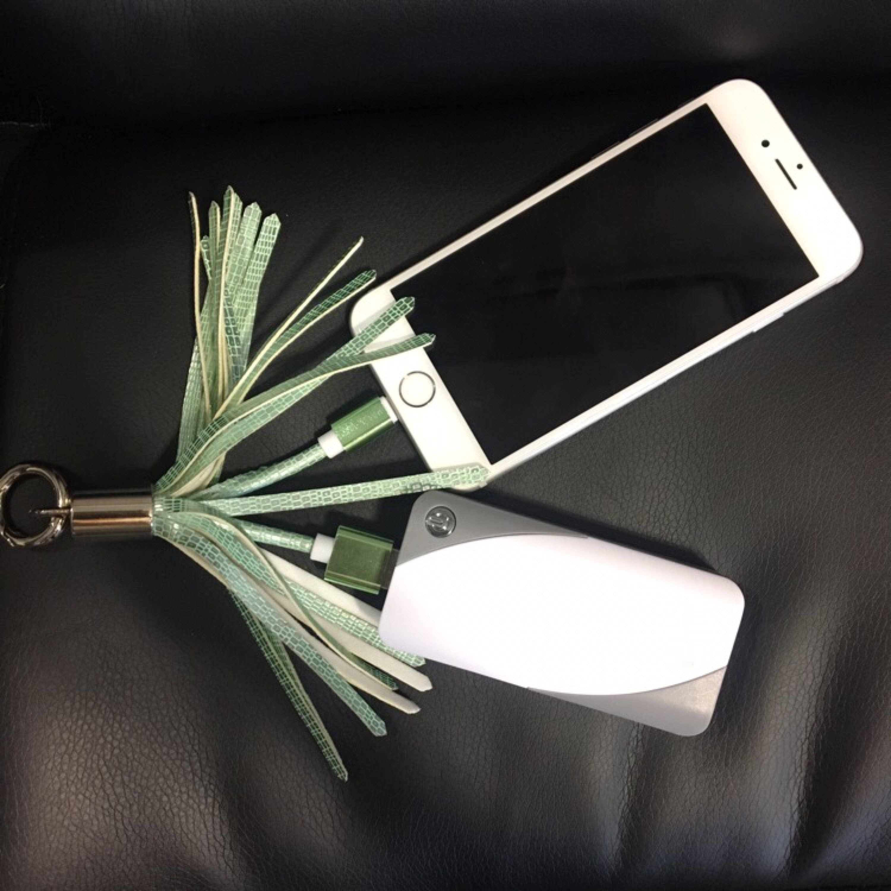 Tassel USB Lightning Charger Keychain