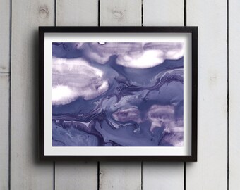 Abstract Watercolor Giclée Fine Art Print - Purple Lavender Watercolor - Original Design - Fine Art - Home Decor - Potion "A" - 8x10 - 11x14