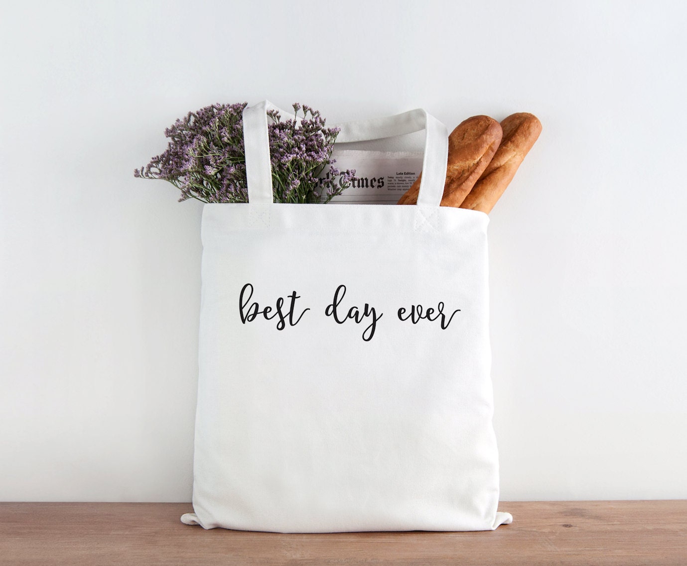 best day ever tote bag