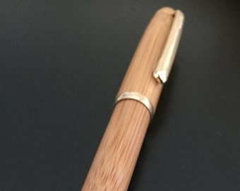 Bamboo Ballpoint Wood Pen, Gift for Employees, Company Gift, Gift for Dad, Birthday Gift, For Staff, Gift for Teachers, Engraved Pen, Gift