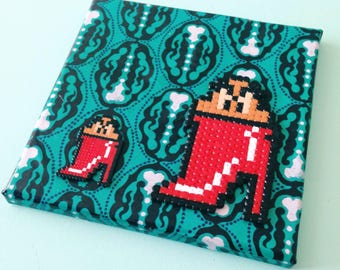 Goomba's stiletto on Canvas