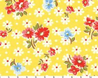 Old New 30’s - Floral Yellow from Lecien