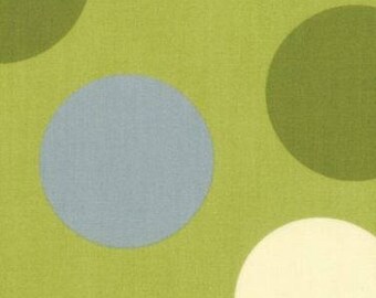 Freebird MoMo Ball Dot green moda fabrics FQ or more