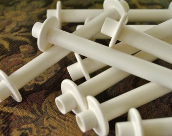 Schacht Plastic Weaving Bobbins Great for Using as Second Spool for Art Yarns Lace Yarns Plying
