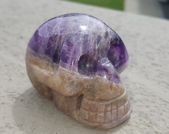 Amethyst Skull Natural Crystal