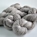 Hand dyed yarn pick your base - Mushroom - sw merino cashmere nylon fingering dk worsted