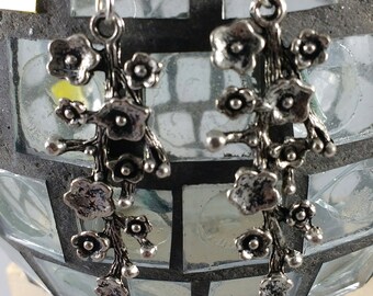 Patina Flowering Vine Earrings