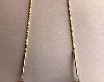 Black and White Patterned Necklace