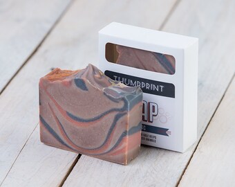 Kerouac Soap | Patchouli Soap | Mahogany Soap | Cold Process Soap | Soap | Bar Soap | Handmade Soap | Homemade Soap | Artisan Soap