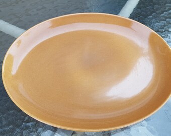 Iroquois Casual China Russel Wright Nutmeg Platter 12.5"