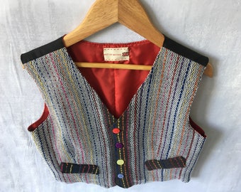 Handwoven Boys Waistcoat