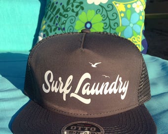 Cotton twill snapback hat