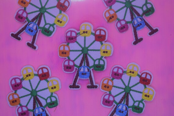 Ferris Wheel Iron on Patch