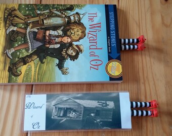 Wizard of Oz Bookmark black and white