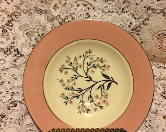 Homer Laughlin Cavalier Pink Saucer