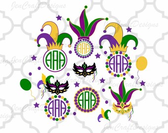 Mardi Gras Girl Svg Mardi Gras Jester Crown New Orleans Svg