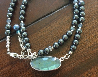 Labradorite Sterling Necklace