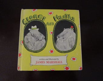 Vintage George and Martha Book / 1972 by James Marshall