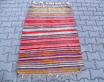 free shipping VINTAGE TURKİSH aydın kilim Anatolian handwoven kilim rug decorative kilim SİZE : 38'' X 58'' ( 95 cm X 145 cm)