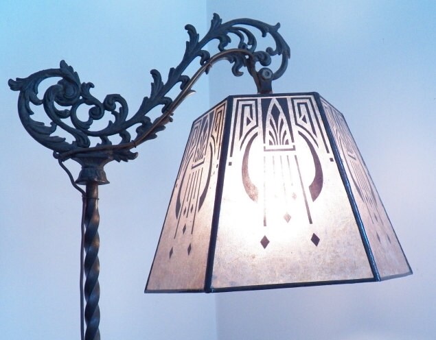 Mica Lamp Shade Replacement for your Antique Vintage Bridge Mica Lamp Shade Replacement for your Antique Vintage Bridge