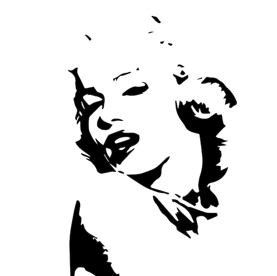 Marilyn Monroe eps files Marilyn Monroe Silhouette Actress