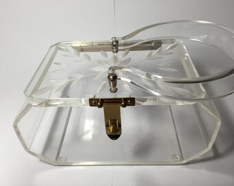 Vintage 1950's Lucite Purse