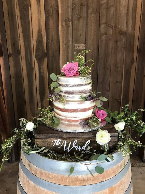 Rustic Wedding Cake Stands 4