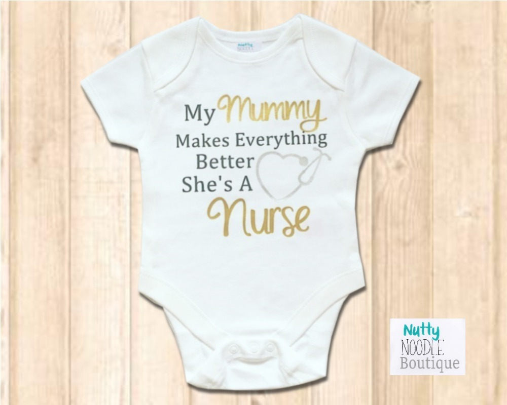 Cute Slogan Baby Grow My Mummy Makes Everything Better