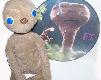 Record Vinyl soundtrack from the official movie 1st edition et the alien from 1982 and his teddy official year 1982