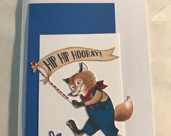 Cheering Fox