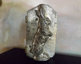 Vintage Rabbit Chocolate Mold Made In The USA 6871 Marked Eppelsheimer & Co 1920s
