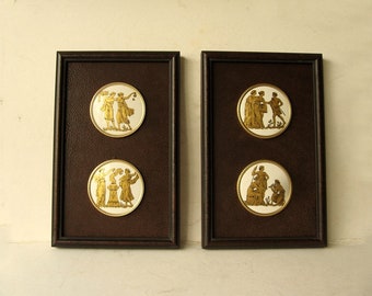 B & S Creations Grecian Porcelain Discs Reworked to One of a Kind